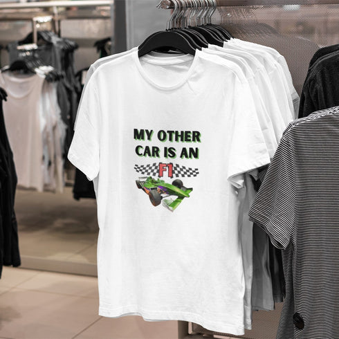 My Other Car Is an F1 T-Shirt – Funny Racing Fan Tee for Men & Women